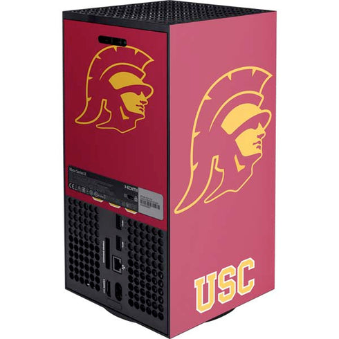 University of Southern California USC Gold Trojan Mascot XBox Series X Digital Edition Console Skin
